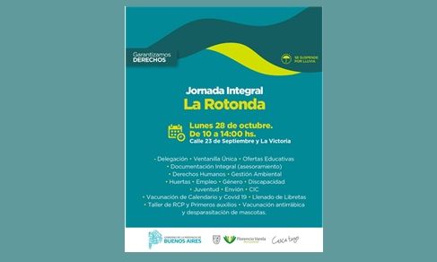 Florencio Varela - Jornada de asesoramiento integral en La Rotonda